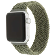 Apple Watch bandje - nylon - gevlochten solo - inverness groen
