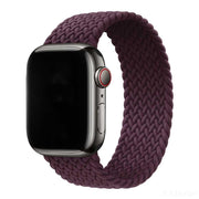 Bracelet Apple Watch - nylon - tressé solo - cerise