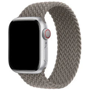 Apple Watch bandje Onyx - gevlochten - solo - nylon - klei