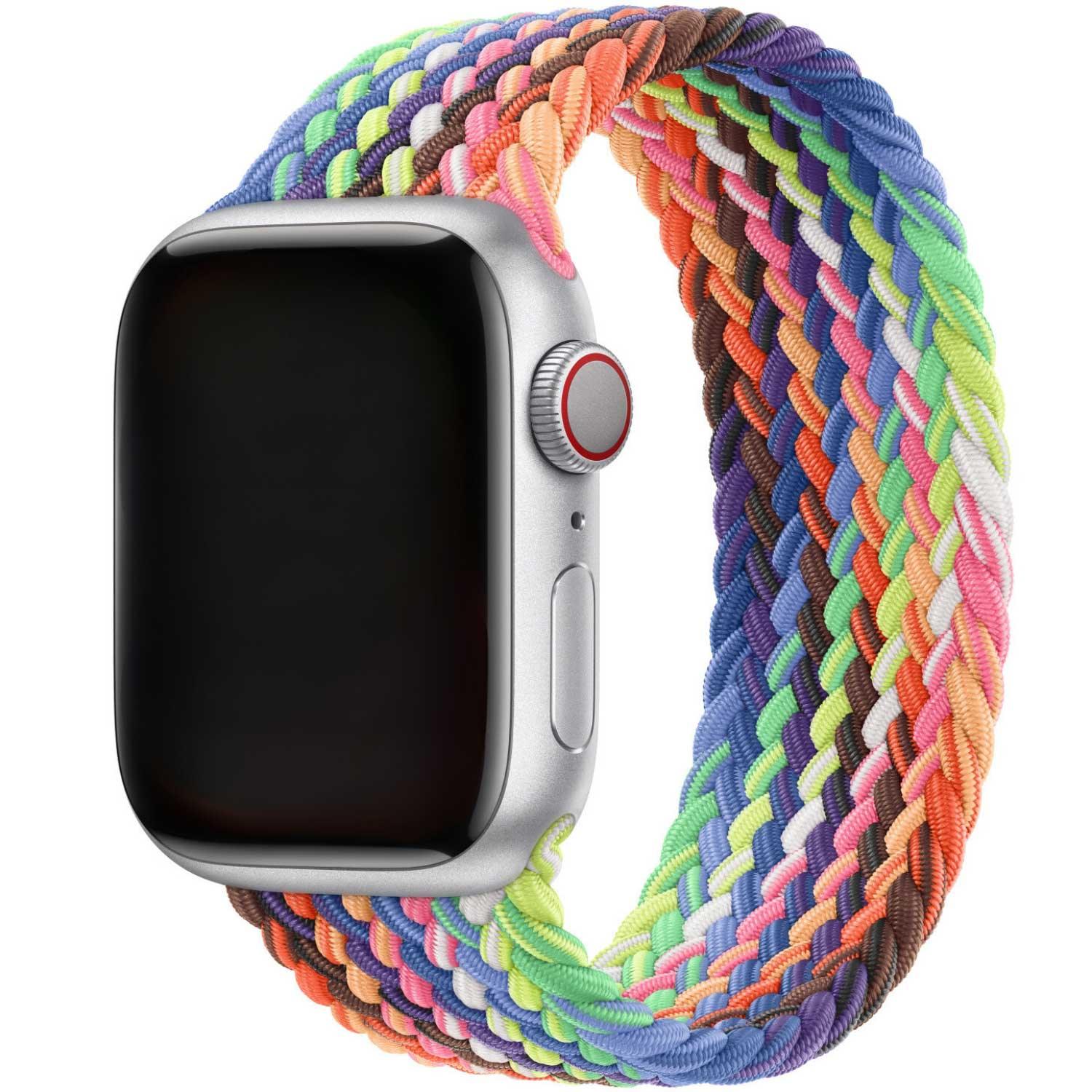 Bracelet Apple Watch Onyx - tressé - solo - nylon - édition Pride 2024