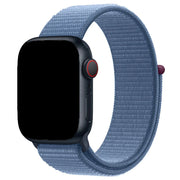 Bracelet Apple Watch Nexora - tressé - nylon - bleu hiver