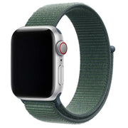 Apple Watch bandje Flyne - geweven - nylon - blauwgroen