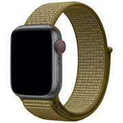 Bracelet Apple Watch Osvo - tissé - nylon - éclats d'olive