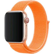 Apple Watch bandje Nexora - geweven - nylon - papaja