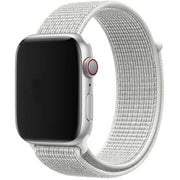 Apple Watch bandje Osvo - geweven - nylon - top wit
