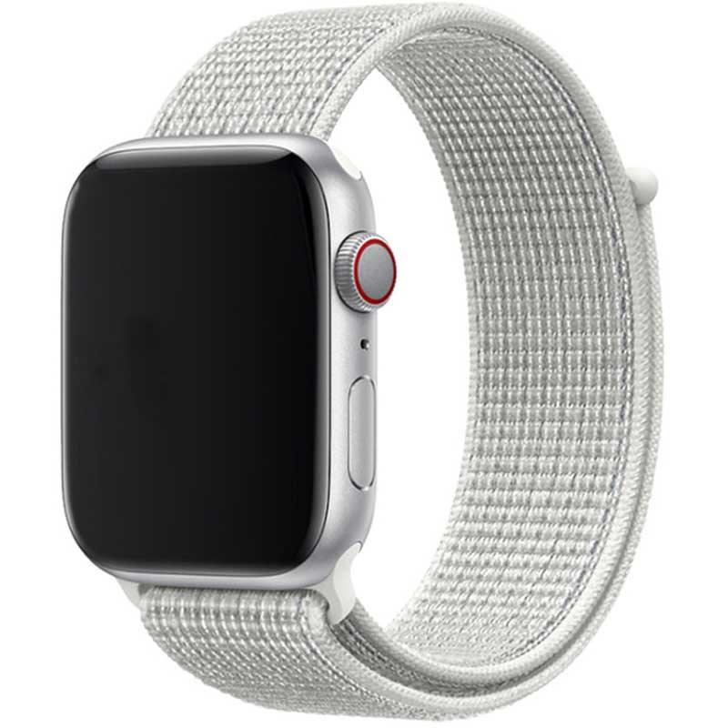 Apple Watch bandje Osvo - geweven - nylon - top wit