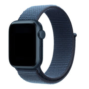 Apple Watch bandje Flyne - geweven - nylon - Ankerblauw
