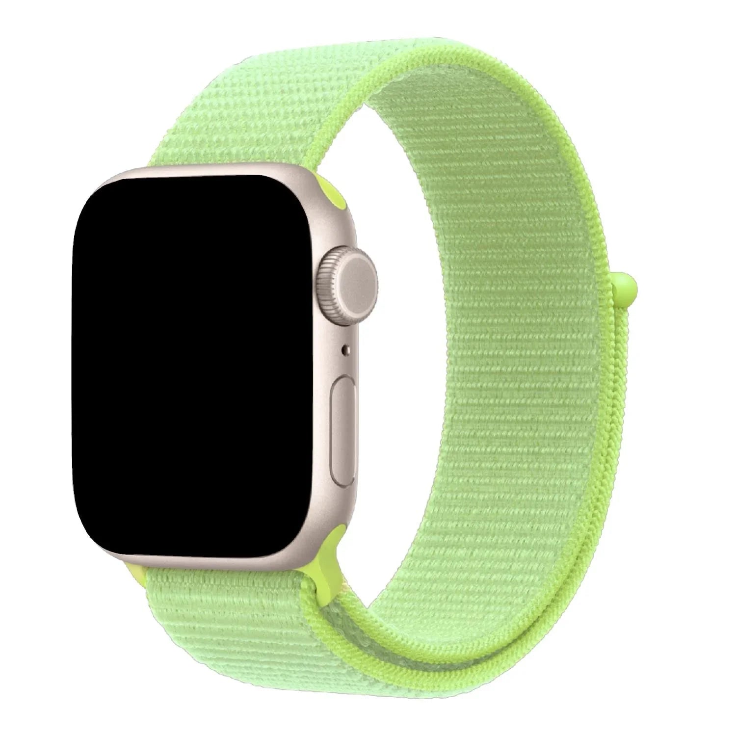 Apple Watch bandje Flyne - geweven - nylon - neongeel