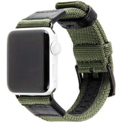 Apple Watch bandje - nylon - military - groen