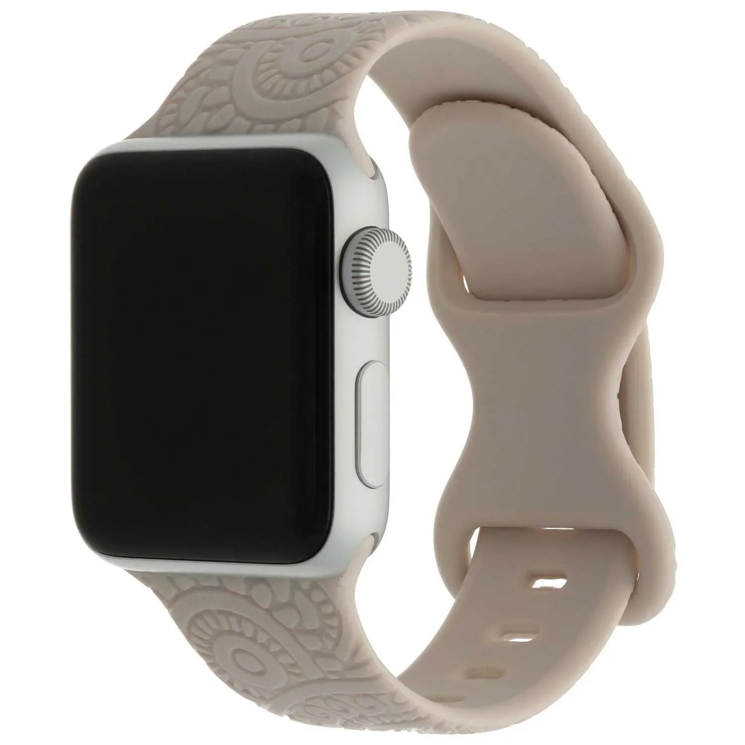 Apple Watch bandje Ibiza - siliconen - sterrenlicht