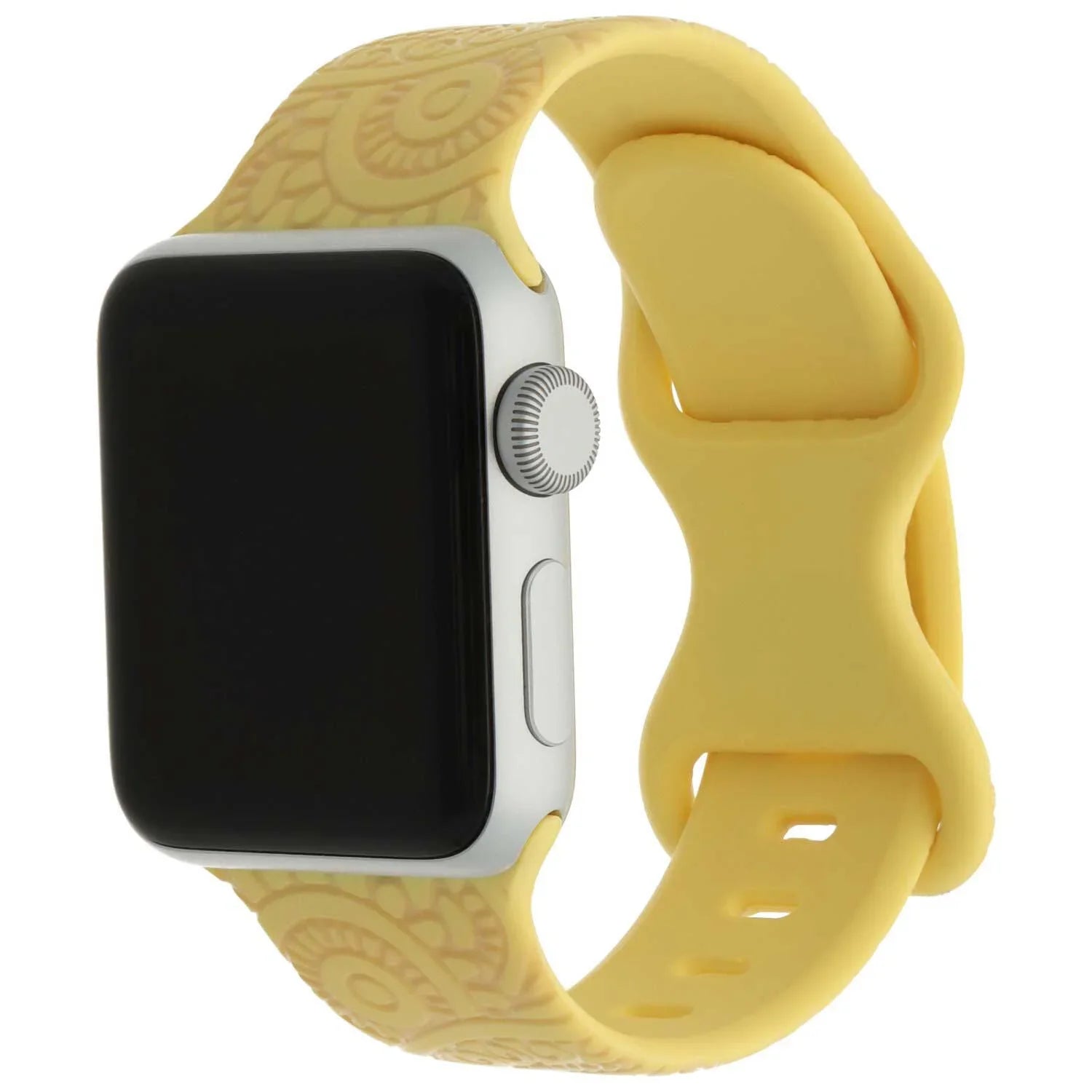 Apple Watch bandje Ibiza - siliconen - geel