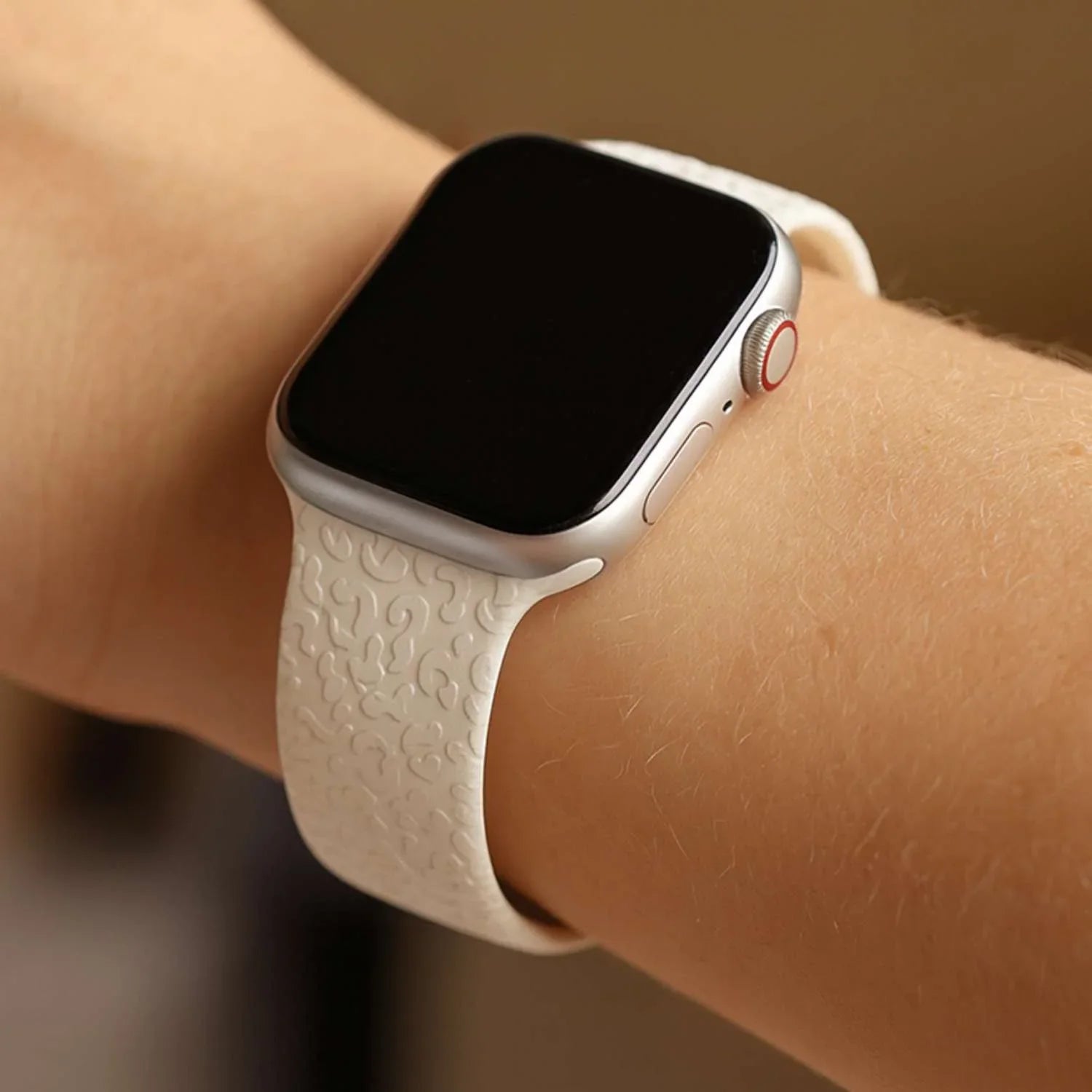 Bracelet imprimé Apple Watch - silicone - léopard starlight