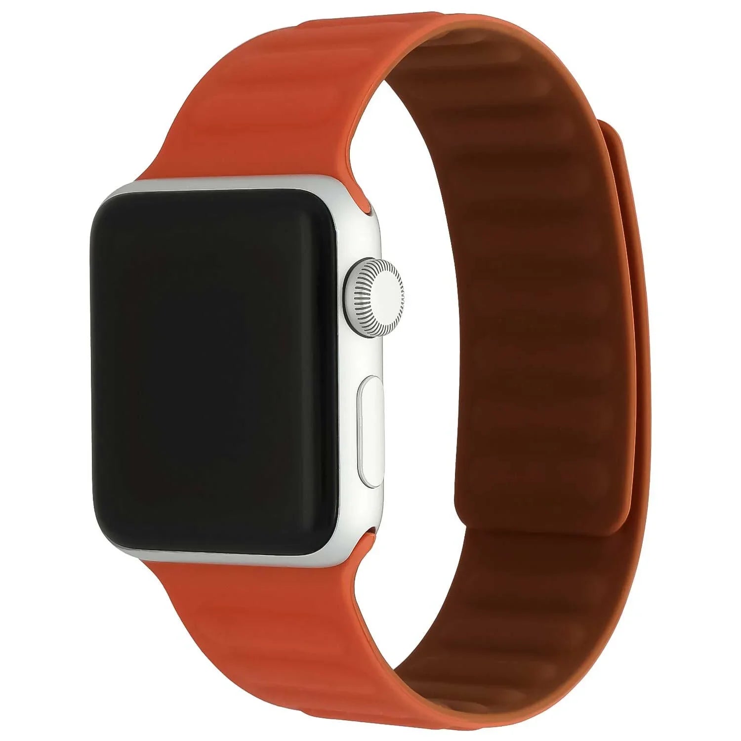 Apple Watch solo ribbel bandje - siliconen - sunset