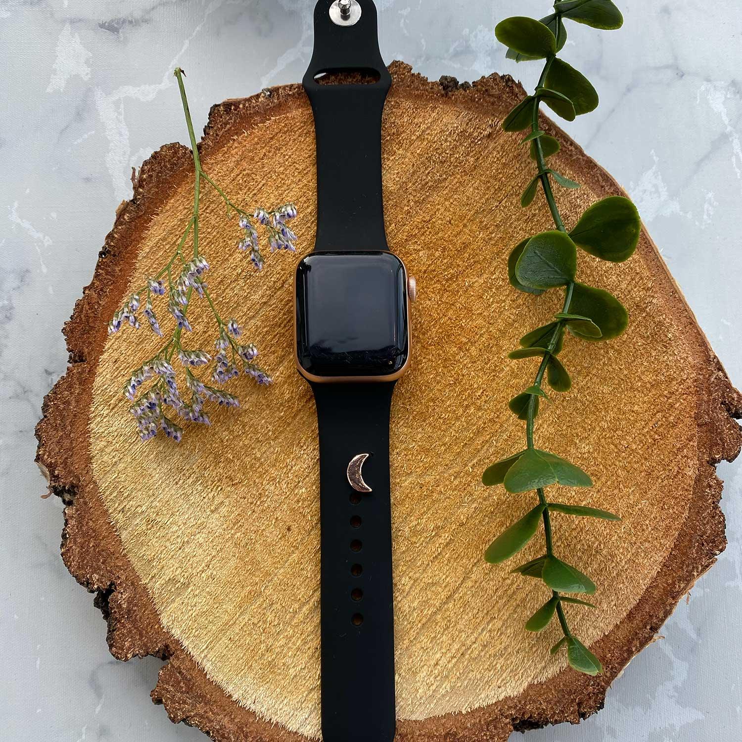 Apple Watch sieraad - maan rose goud
