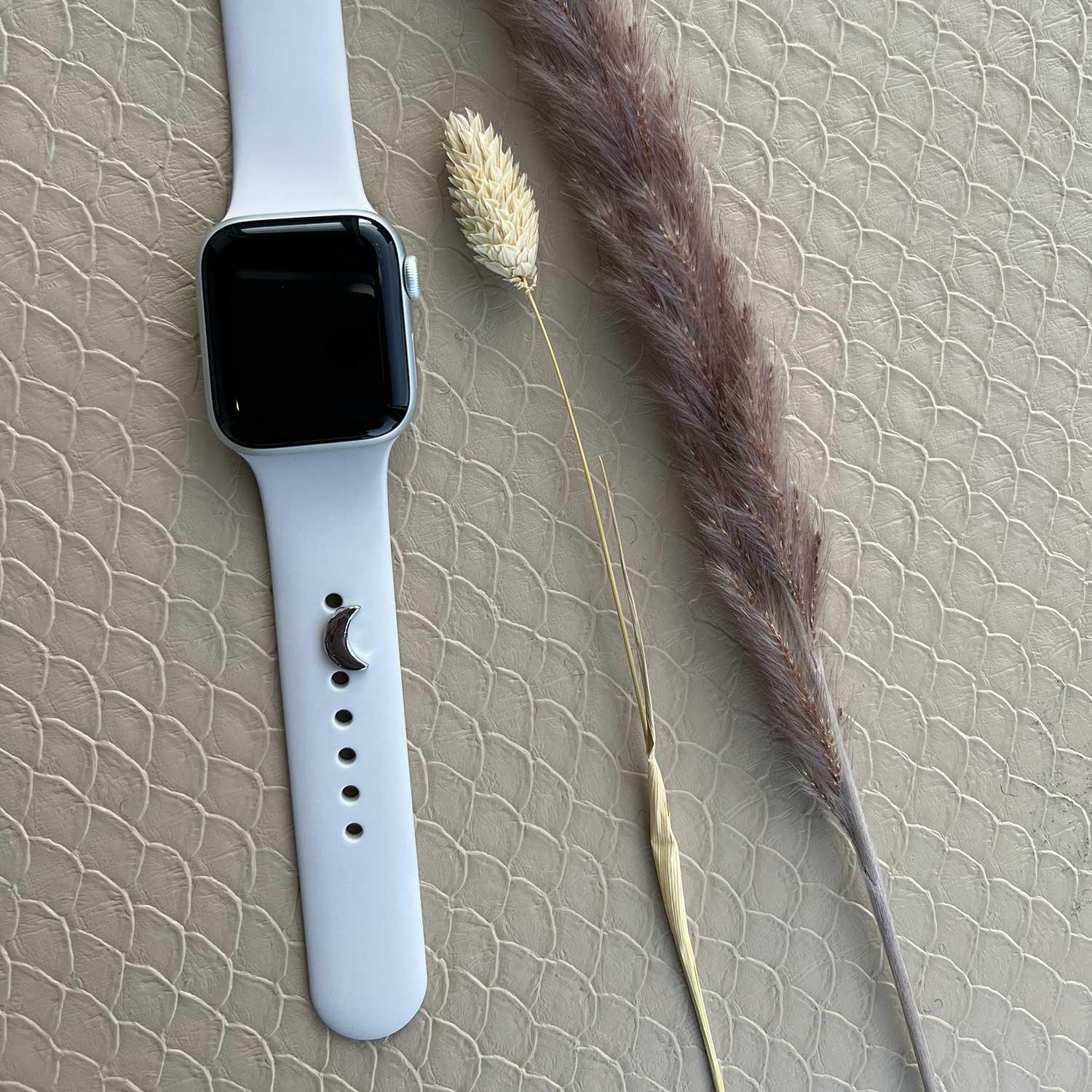 Apple Watch sieraad - maan zilver