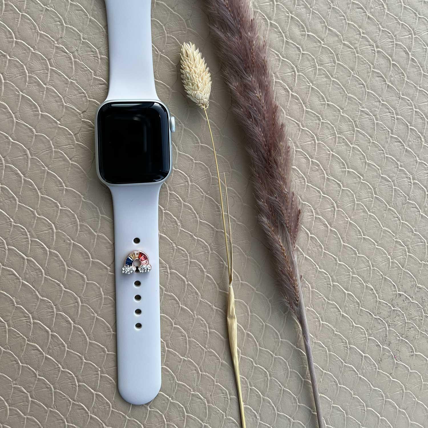 Apple Watch sieraad - regenboog rose goud