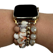 Apple Watch bandje - sieraad - Noa beige
