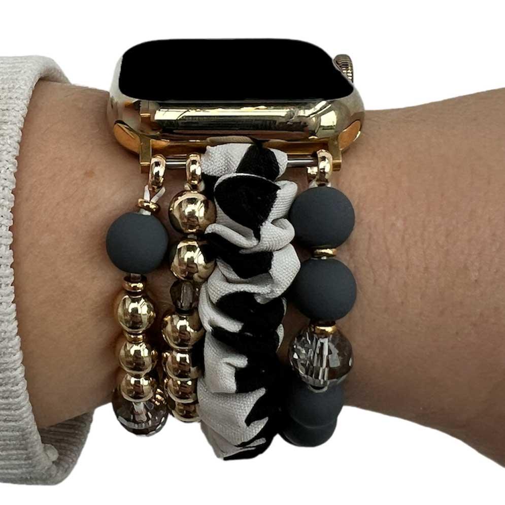Apple Watch bandje - sieraad - Noa zwart
