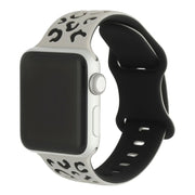Apple Watch Wild bandje - siliconen - sterrenlicht zwart