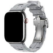 Apple Watch bandje kilim - siliconen - grijs
