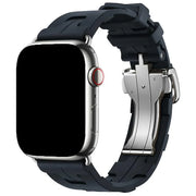 Apple Watch bandje kilim - siliconen - middernacht