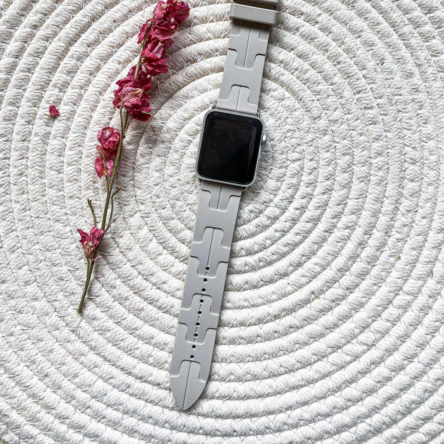 Apple Watch bandje kilim - siliconen - sterrenlicht