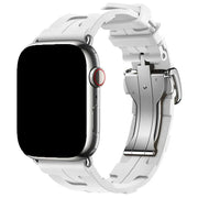 Apple Watch bandje kilim - siliconen - wit