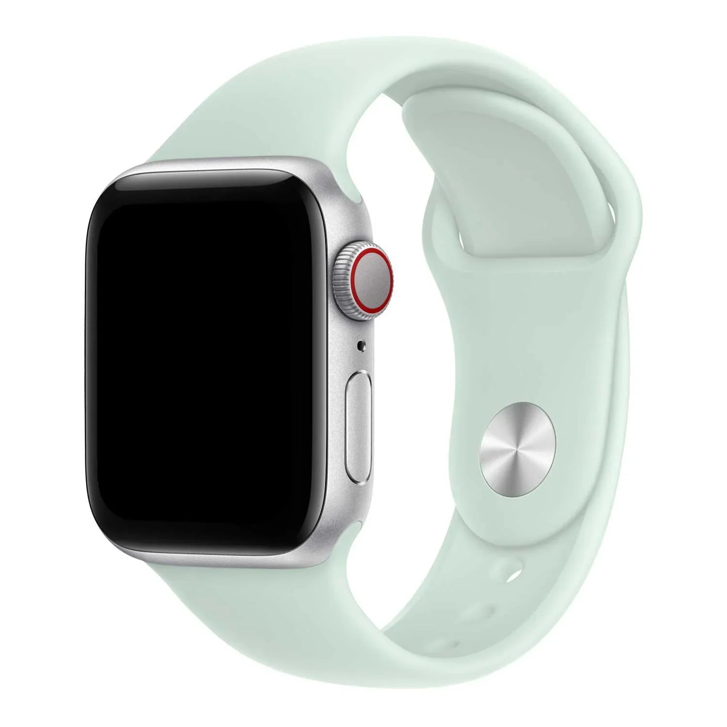 Apple Watch bandje Ovaro - siliconen - aquamarijn