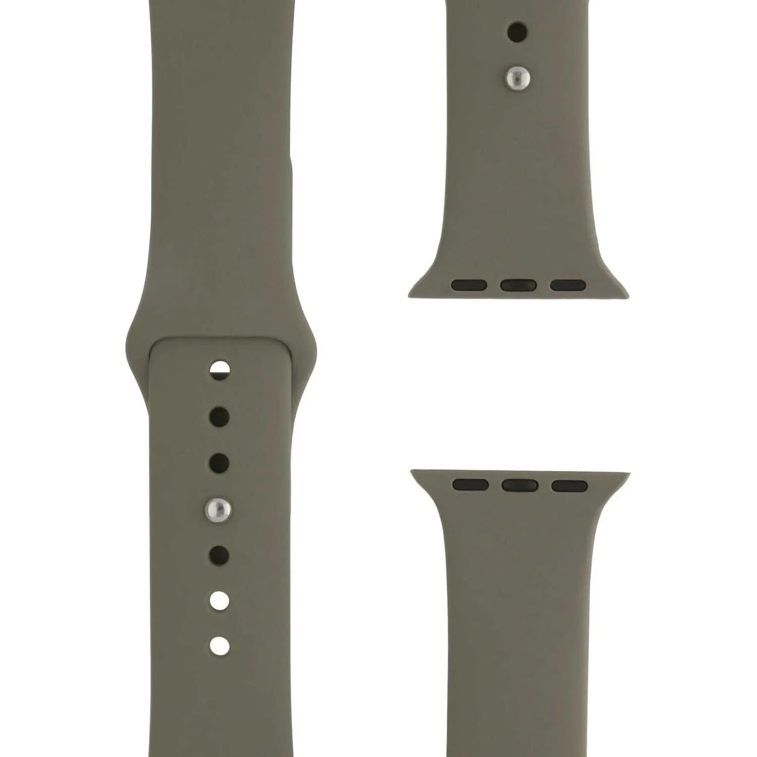 Bracelet Apple Watch Savro - silicone - kaki