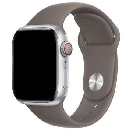 Bracelet Apple Watch Savro - silicone - argile