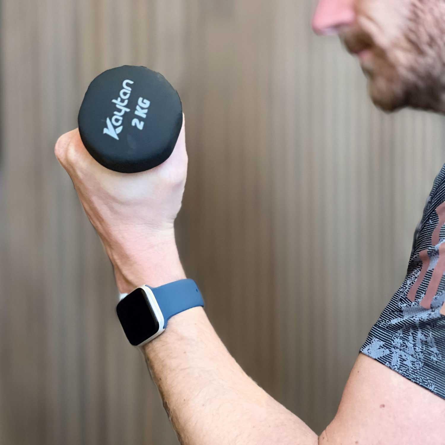 Bracelet Apple Watch Teyra - silicone - bleu océan