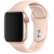 Bracelet Apple Watch - silicone - Sable Rose