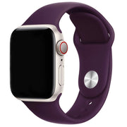 Apple Watch bandje - siliconen - pruim