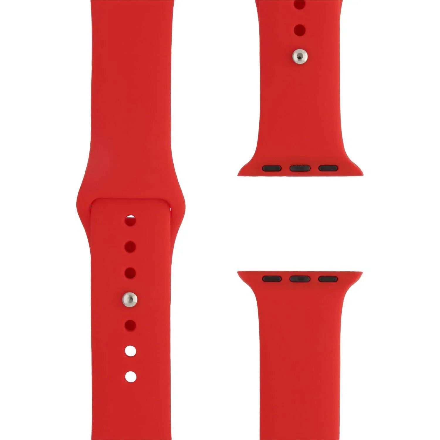 Apple Watch bandje Ovaro - siliconen - rood