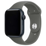 Apple Watch bandje Savro - siliconen - rotsgrijs