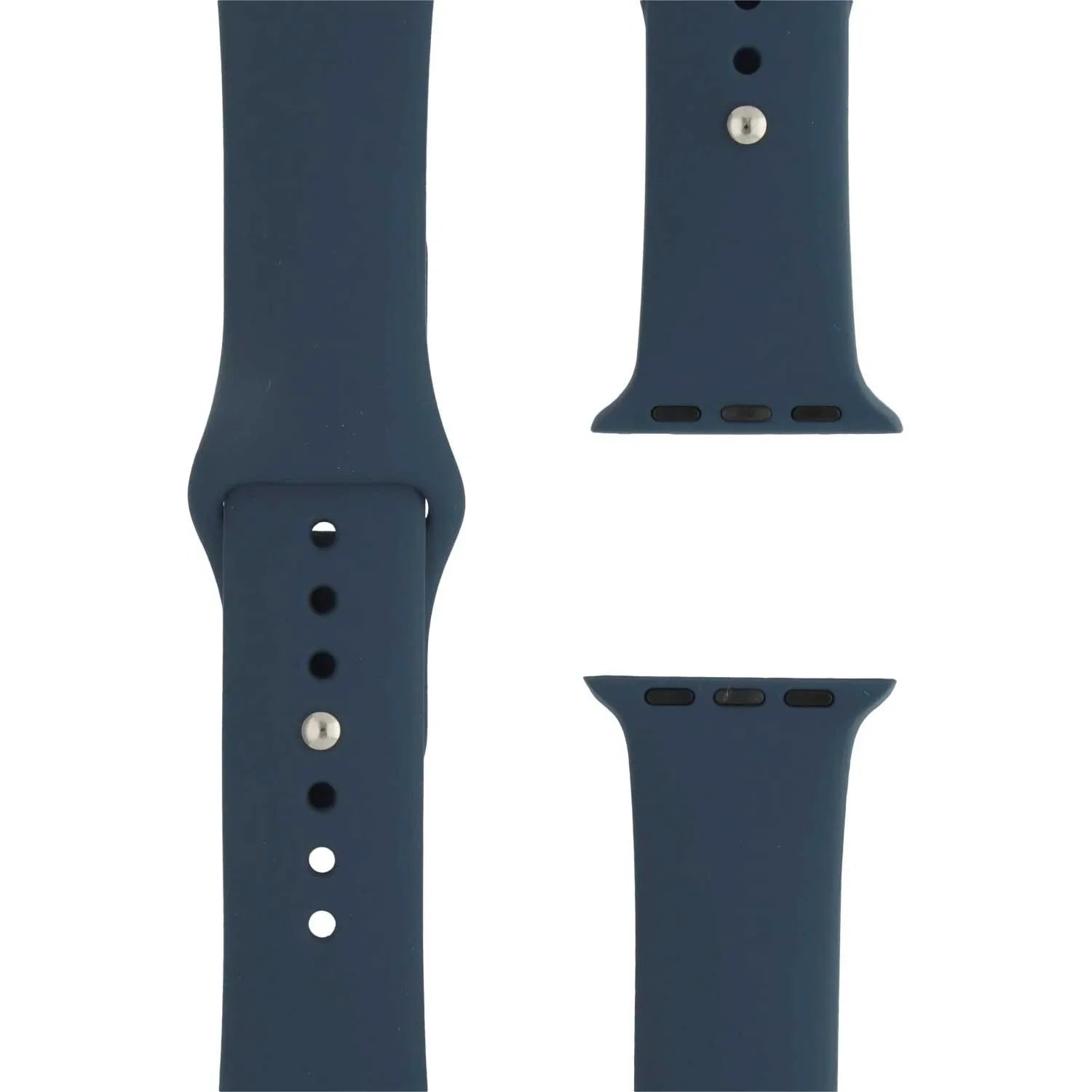 Bracelet Apple Watch Vyon - silicone - bleu orageux
