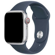 Bracelet Apple Watch Vyon - silicone - bleu orageux