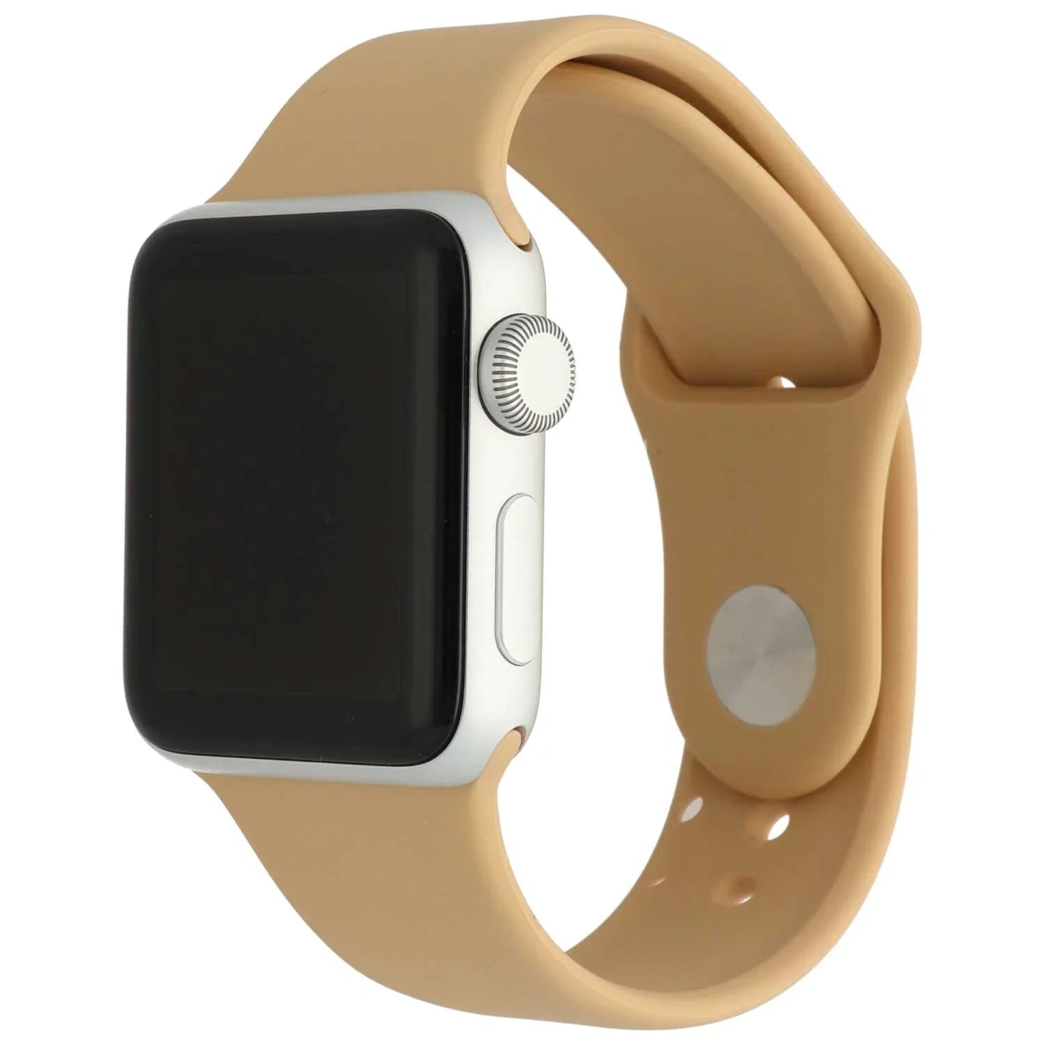 Apple Watch bandje Savro - siliconen - walnoot