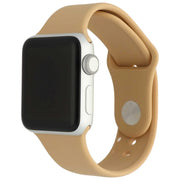 Apple Watch bandje Savro - siliconen - walnoot