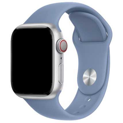 Apple Watch bandje Vyon - siliconen - winterblauw