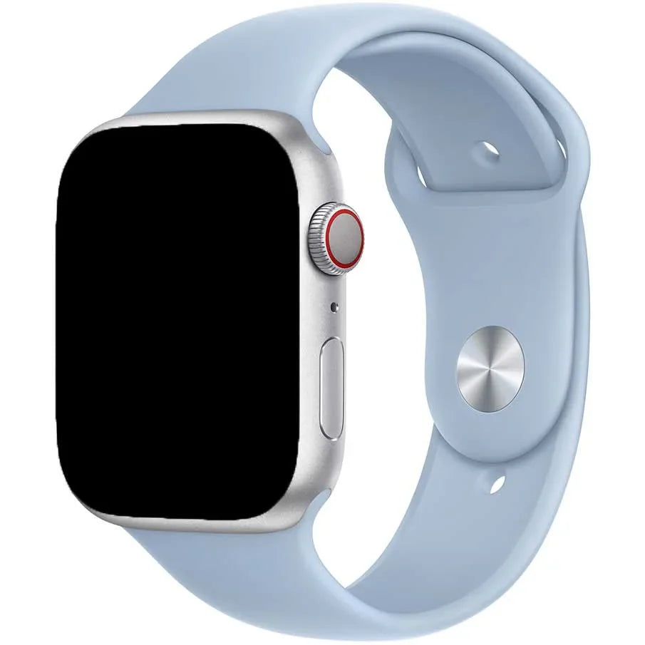 Bracelet pour Apple Watch - silicone - bleu clair