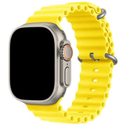 Apple Watch bandje Ocean - siliconen - geel