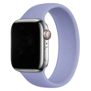 Apple Watch bandje - siliconen - solo loop - Engelse lavendel