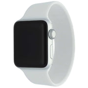 Apple Watch bandje - siliconen - solo loop - wit