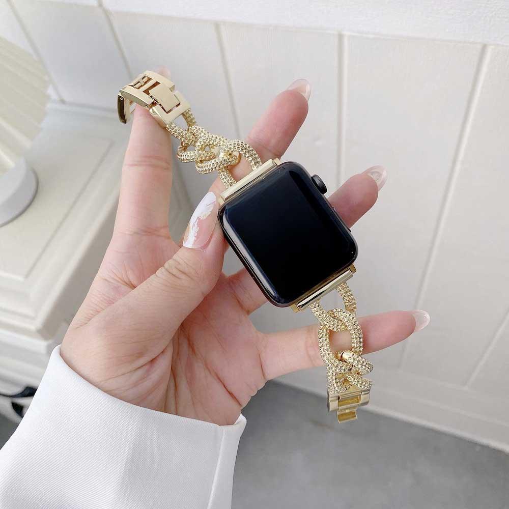 Bracelet Apple Watch Chain - acier - argent
