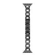 Bracelet Apple Watch Chain - acier - noir