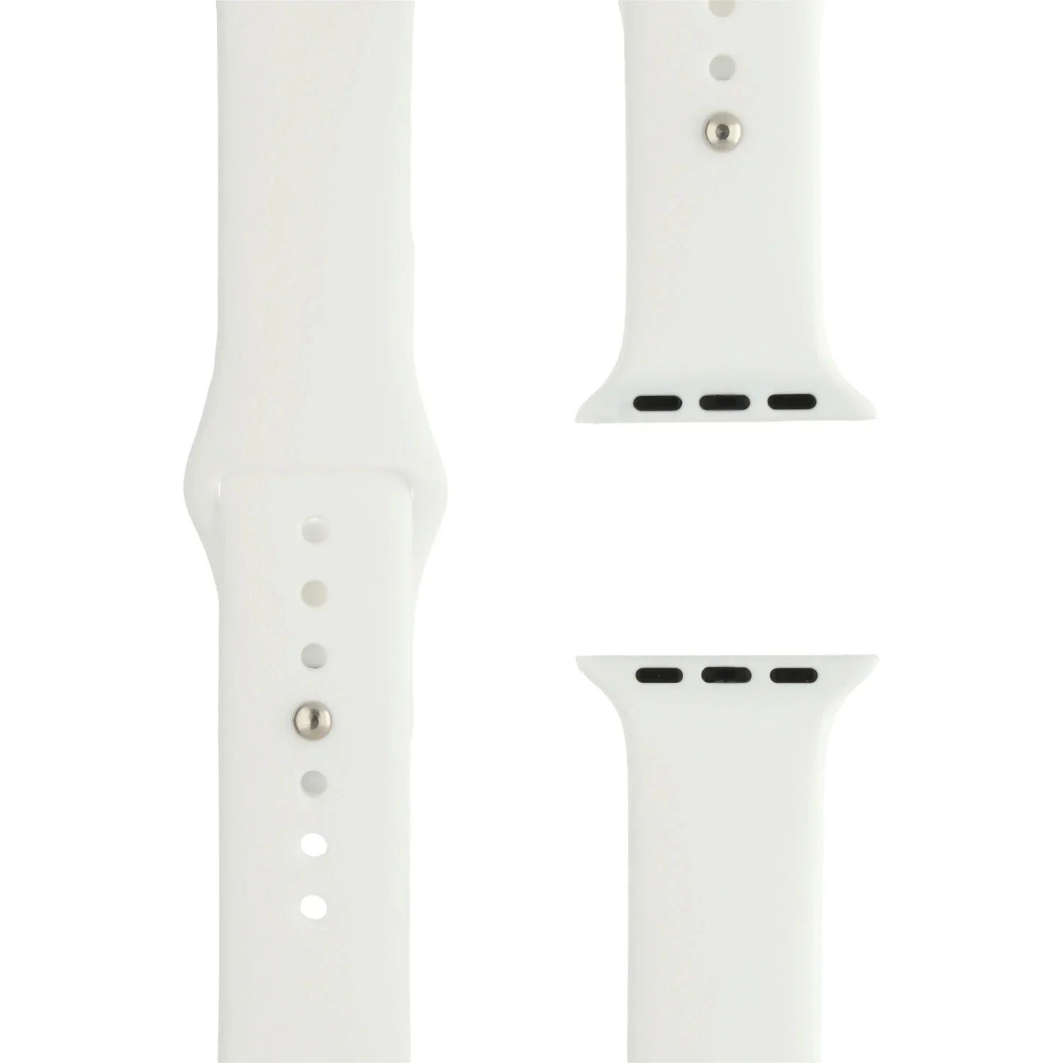 Apple Watch bandje Ovaro - siliconen - wit