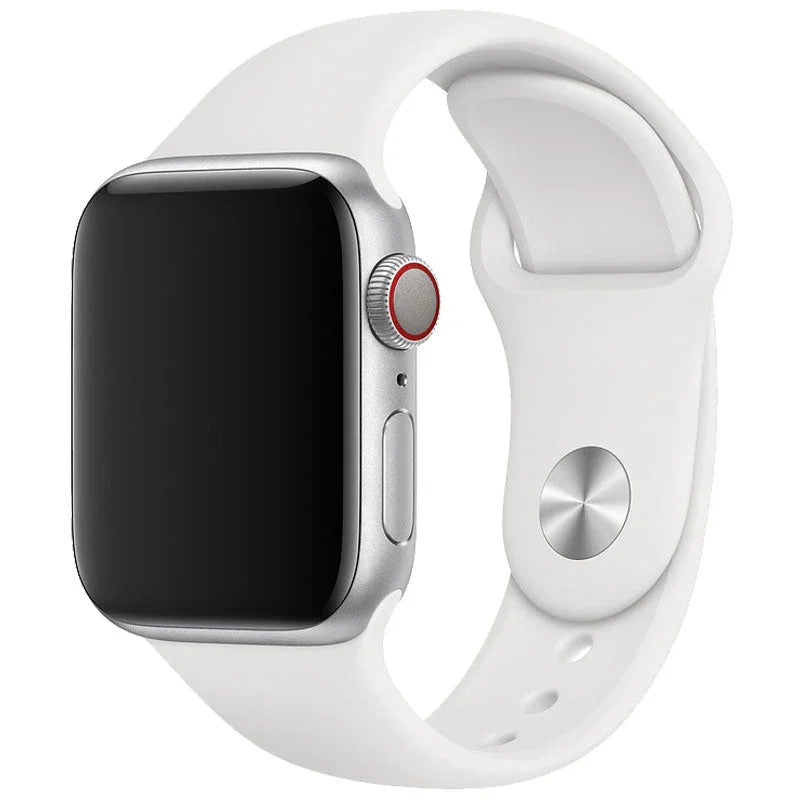 Apple Watch bandje Ovaro - siliconen - wit