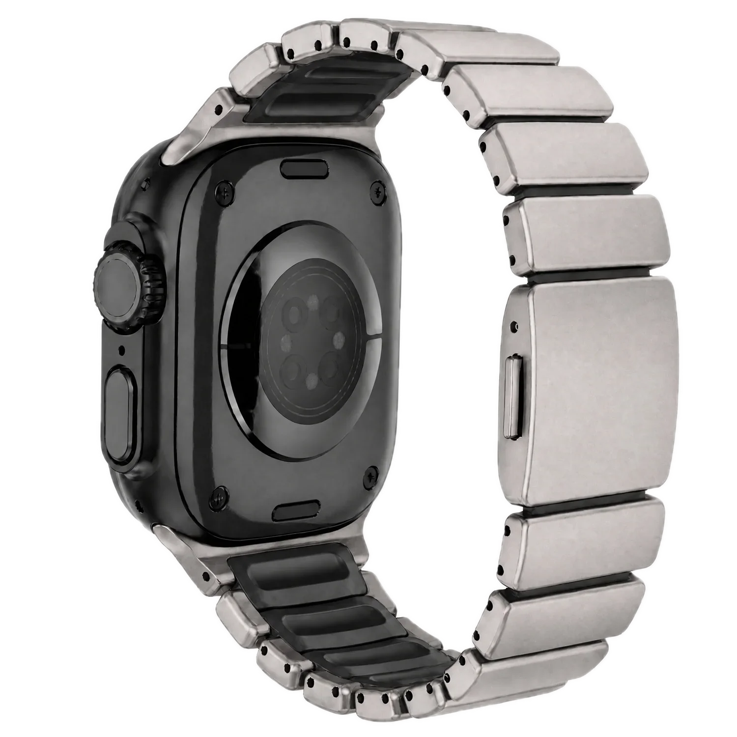 Apple Watch bandje Ember - staal - titanium zwart
