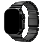 Apple Watch bandje Ember - staal - zwart